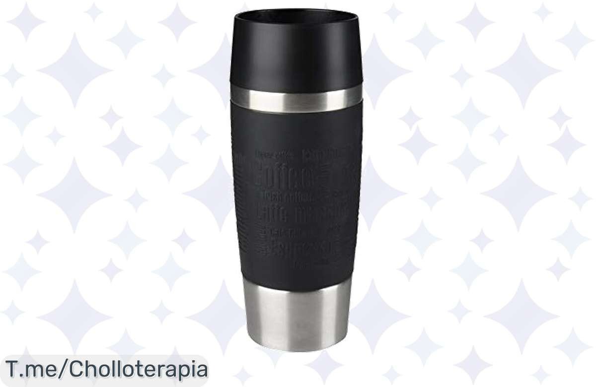 Descubre el ofertón de Emsa Travel Mug: conserva el calor por 4 horas y el frío por 8. ¡Hazte con la tuya ahora y disfruta de tus bebidas siempre a la temperatura ideal!