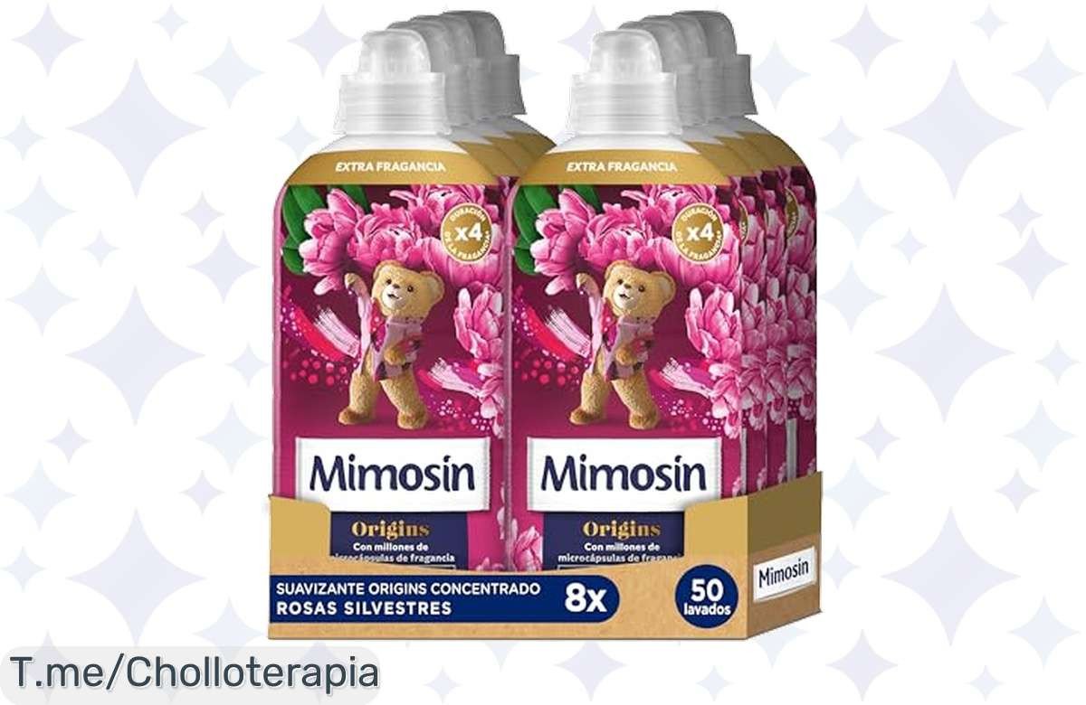 Descubre el ofertón de Mimosín Origins: fragancia duradera, suavidad extrema y colores vibrantes. ¡No dejes pasar este chollo, la oferta es limitada!