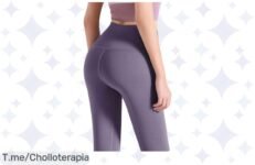 Descubre el ofertón de leggings de yoga sin costuras que levantan tus glúteos y te abrazan como segunda piel, ¡aprovéchalos antes de que se agoten!