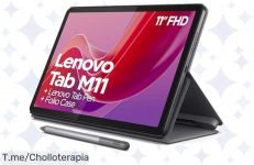 Descubre el ofertón del año: Lenovo Tab M11 con lápiz creativo y pantalla de 90Hz Disfruta de horas de diversión por un precio loco ¡Compra ahora, stock limitado!