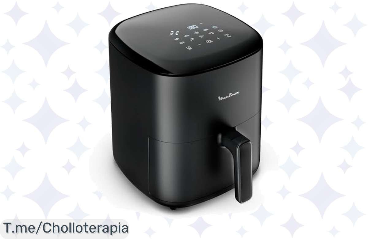 Descubre el ofertón del año con la Moulinex Easy Fry Max 5L, ahorra hasta un 70% de energía y cocina para 6 personas. ¡No pierdas esta oportunidad única!