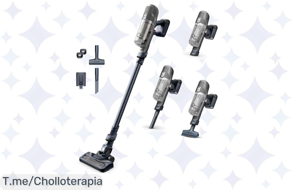 Descubre el ofertón del año: la Rowenta XPert 6.60, ligera y potente. Limpia sin esfuerzo y disfruta de 45 minutos de autonomía. ¡No dejes pasar este precio loco, actúa ya!