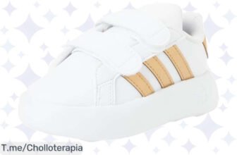 Descubre el ofertón del año: zapatillas adidas Grand Court 20 CF I para niños, ¡con cierre autoadherente y comodidad que nunca habías visto! No dejes pasar esta oportunidad única, ¡compra ya!