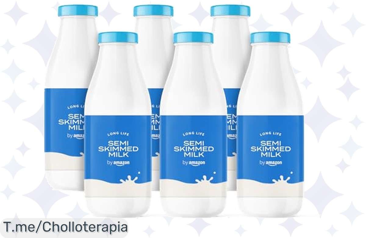 Descubre el ofertón del mes: Leche Semidesnatada Amazónica que transformará tus desayunos. ¡No te pierdas este super chollo, compra tu pack de 6 litros ya!