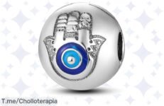 Descubre el ofertón del mes: abalorio de plata 925 con diseño de estrellas y luna, ¡edición limitada y a precio loco! No dejes escapar este super chollo, actúa ya