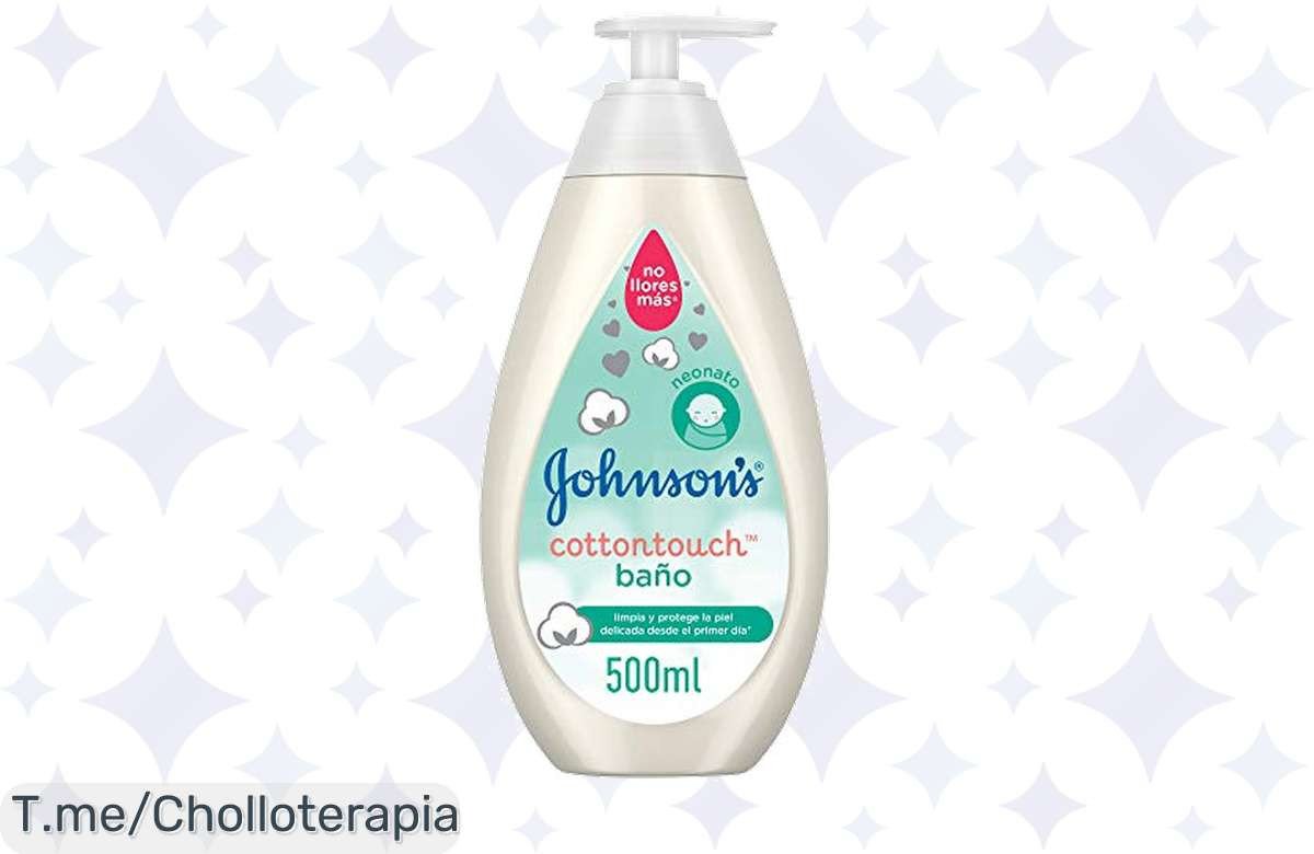 Descubre el ofertón del momento: Johnson’s Baby Gel de Baño Cottontouch. Limpieza suave y piel hidratada para tu bebé. ¡Aprovecha este precio loco y compra ya!