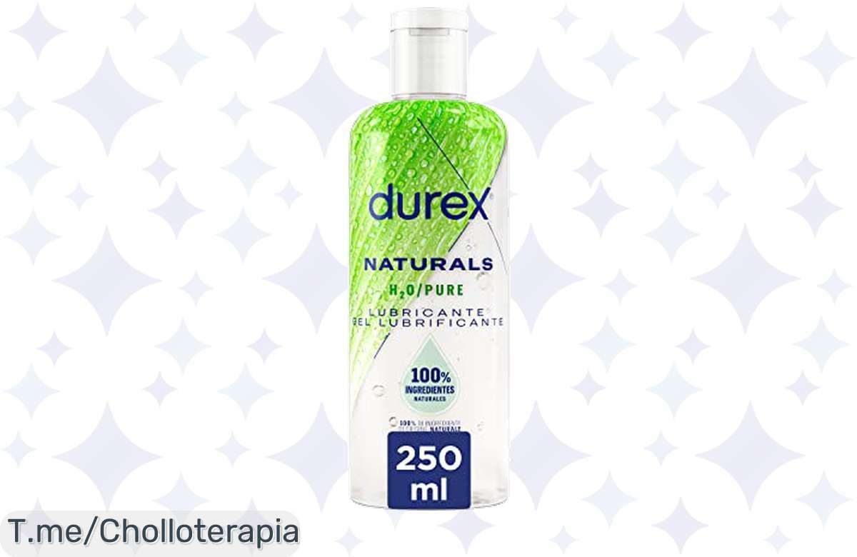 Descubre el ofertón del verano: Durex Naturals H2O Lubricante 100% natural para todos los tipos de sexo. ¡Cuidado para tu piel a un precio loco! ¡Compra ya, oferta limitada!