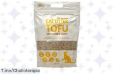 Descubre el ofertón que tu gato merece: Arena Eco de Tofu, ¡sin polvo ni olores! Dale a tu felino la comodidad que se merece, compra ahora antes de que se agote