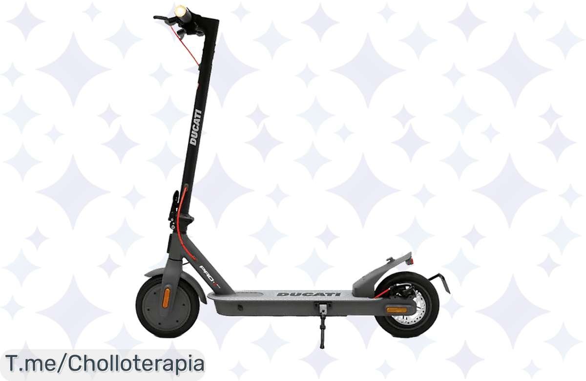 Descubre el patinete eléctrico Ducati PROI Evo: potencia y seguridad en un diseño impresionante, ¡aprovecha este ofertón limitado y acelera tu vida ya!