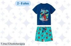 Descubre el pijama corto Spiderman, comodidad total en algodón puro para que tu pequeño se sienta como un superhéroe ¡No dejes pasar este ofertón limitado!