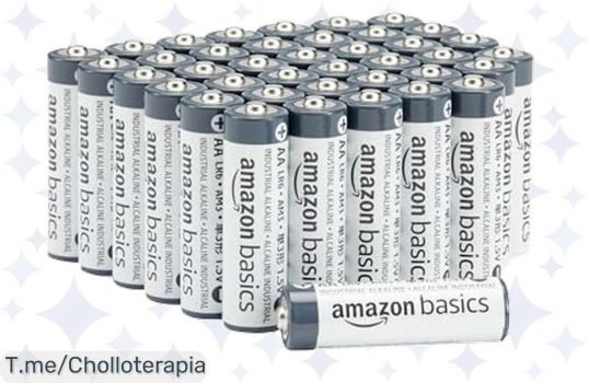 Descubre el potentísimo chollo: 40 pilas AA de Amazon Basics con 5 años de energía Ahorra dinero y cuida el planeta, aprovecha este ofertón antes de que se acabe