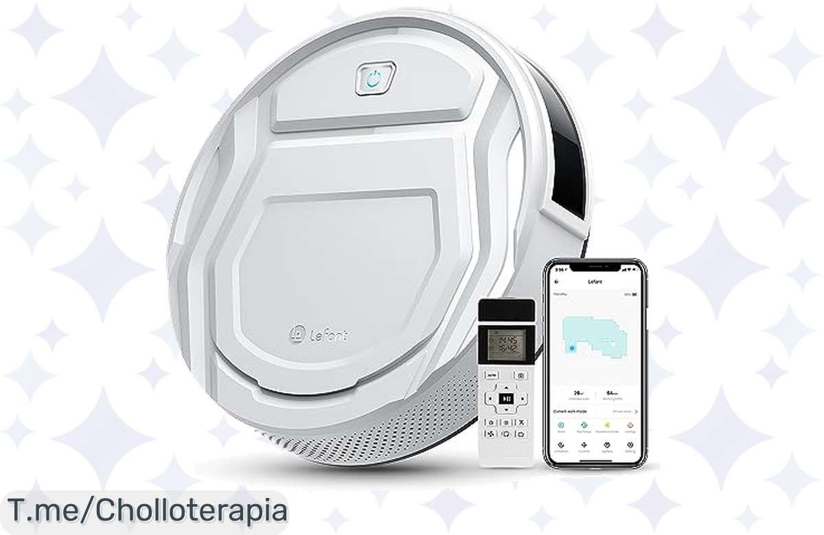 Descubre el robot aspirador Lefant: succión brutal de 2200Pa y control móvil, ¡una limpieza sin parar que hará brillar tu hogar! Oferta limitada, compra ahora este chollazo.