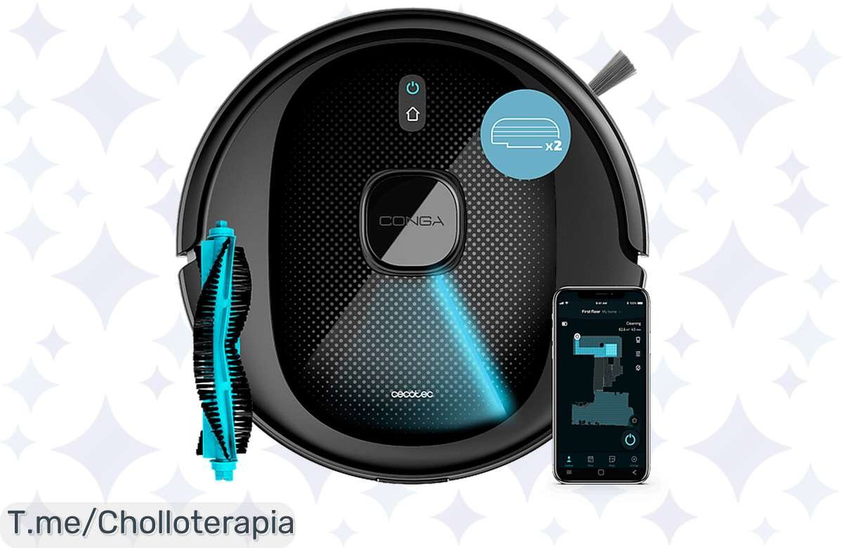 Descubre el robot friegasuelos Cecotec Conga 7490 Immortal XTreme, limpieza 4en1 y potencia 2600 Pa a un precio loco, ¡ofertón limitado que no puedes dejar pasar!