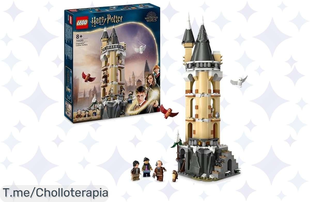 Descubre el set de Lechucería LEGO de Hogwarts, con 5 lechuzas y 3 personajes ¡Un super chollo que despierta la creatividad! Stock limitado, no dejes pasar esta oferta única.