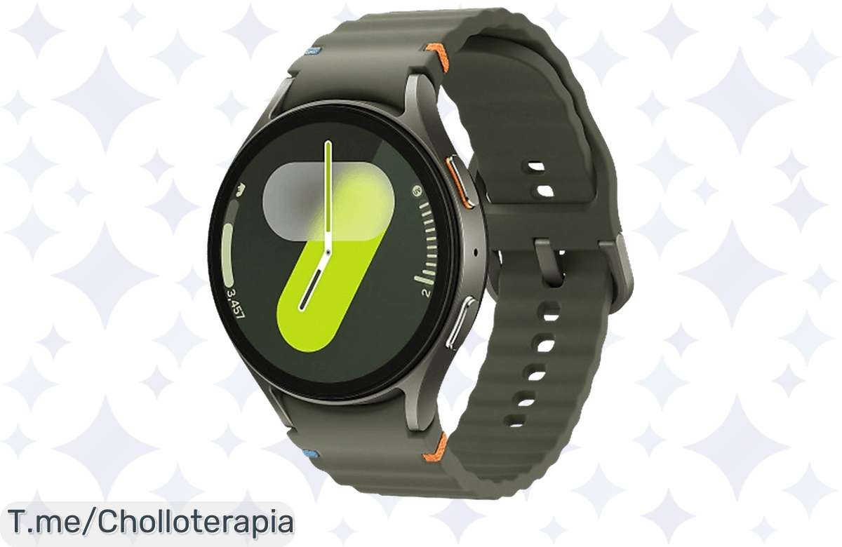 Descubre el smartwatch Samsung Galaxy Watch 7, impresionante diseño en verde, conectividad única y estilo al instante, ¡aprovecha este super chollo antes de que se agote!