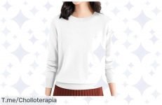 Descubre el suéter imprescindible para esta temporada con un estilo casual y cómodo, ¡aprovecha este ofertón con un descuento brutal que no se repetirá!
