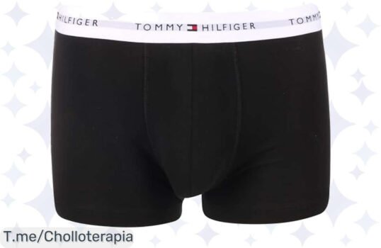 Descubre el súper chollo: Pack de 5 calzoncillos bóxer Tommy Hilfiger en algodón elástico con un descuento brutal ¡Aprovecha esta oferta única antes de que se agote!