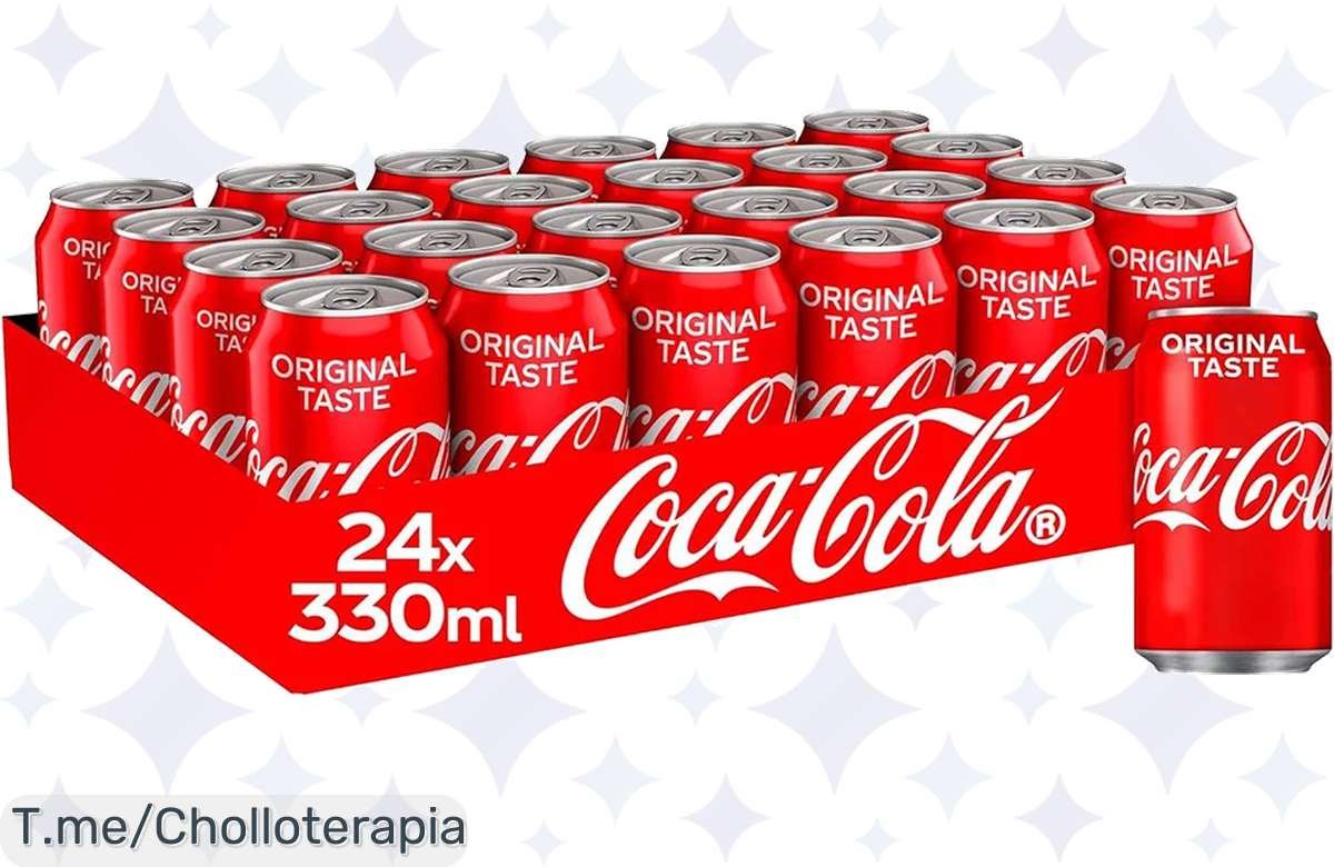 Descubre el super chollo de 24 latas de CocaCola Original y Zero Azúcar, disfruta de la fiesta de sabores en casa y asegura tu oferta única antes de que se agote.