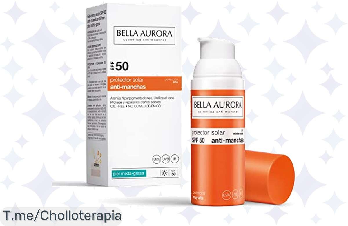 Descubre el super chollo de Bella Aurora, el protector solar SPF 50+ que trata manchas y absorbe rápido. ¡No dejes pasar este ofertón limitado y protege tu piel ya!