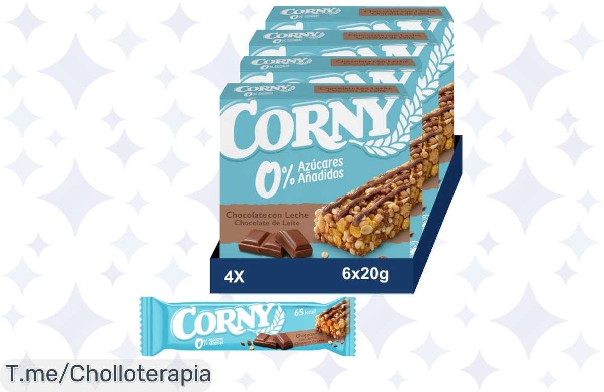 Descubre el super chollo de CORNY Barritas 0% Azúcar: un snack delicioso y saludable para disfrutar sin culpa. ¡Aprovecha este ofertón antes de que se agoten!