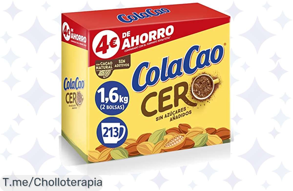 Descubre el super chollo de ColaCao Cacao Soluble sin azúcar añadido: 213 raciones de pura delicia y nutrición ¡Aprovecha este ofertón y compra ya, la oportunidad es limitada!