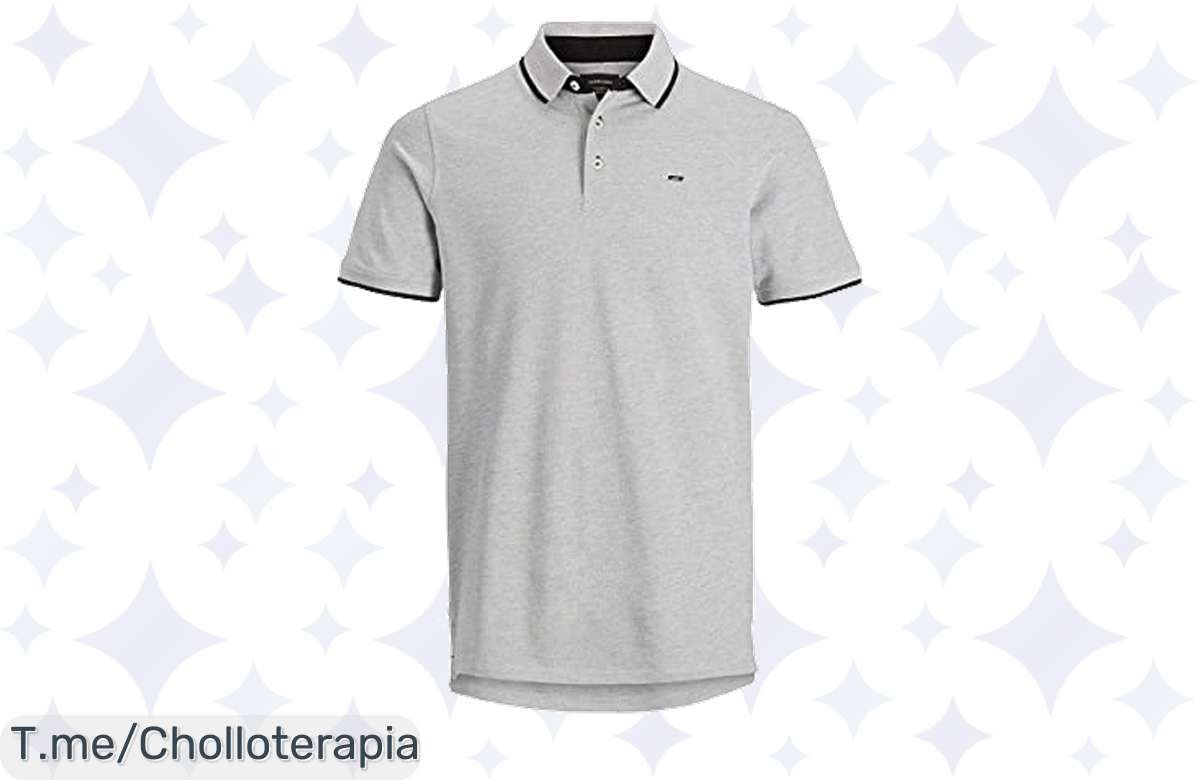 Descubre el super chollo de Jack & Jones: diseño entallado en 100% algodón que realza tu figura. ¡No te quedes sin este ofertón, solo por tiempo limitado!