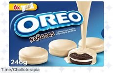 Descubre el super chollo de Oreo Bañadas en chocolate blanco, un capricho irresistible para tus sentidos No te lo pierdas, ¡compra ahora antes de que se agote!