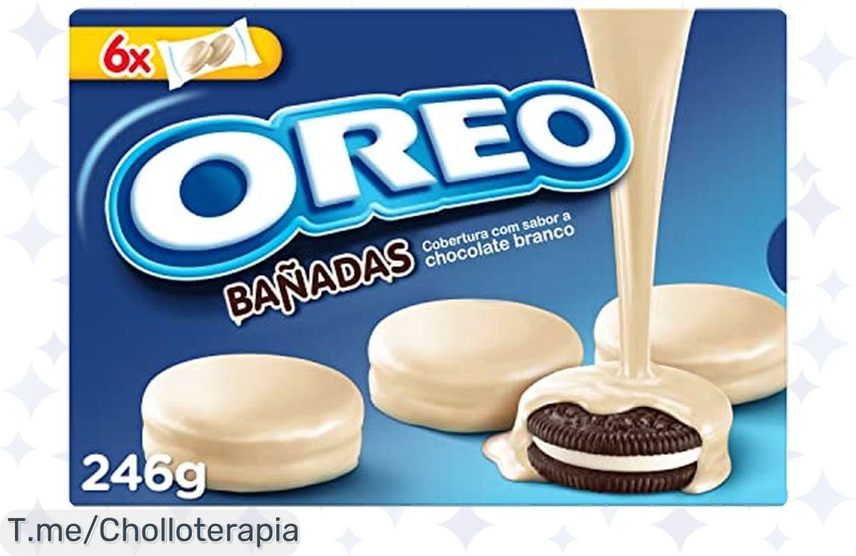 Descubre el super chollo de Oreo Bañadas en chocolate blanco, un capricho irresistible para tus sentidos. No te lo pierdas, ¡compra ahora antes de que se agote!