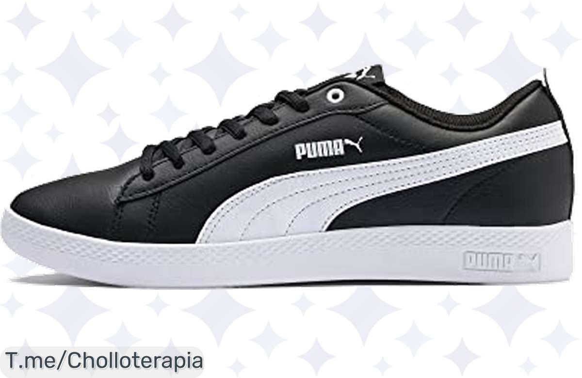 Descubre el super chollo de PUMA Smash Wns v2 L: estilo clásico y comodidad insuperable. ¡No te quedes sin el abrazo del cuero suave, compra ya antes que se agoten!