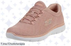 Descubre el super chollo de Skechers Summits: Zapatillas rosa ultra cómodas que combinan con todo ¡No dejes pasar este ofertón y camina con estilo hoy mismo!