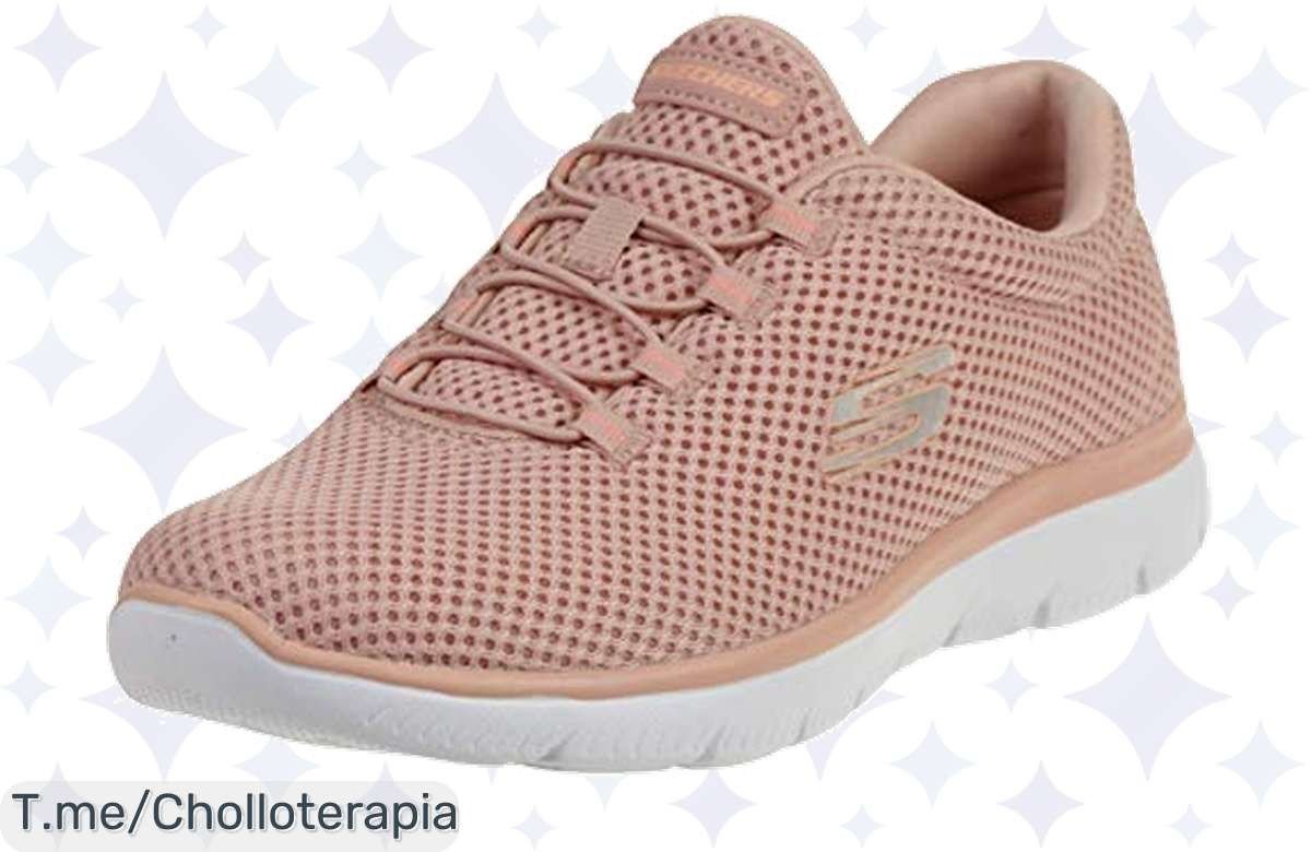 Descubre el super chollo de Skechers Summits: Zapatillas rosa ultra cómodas que combinan con todo. ¡No dejes pasar este ofertón y camina con estilo hoy mismo!