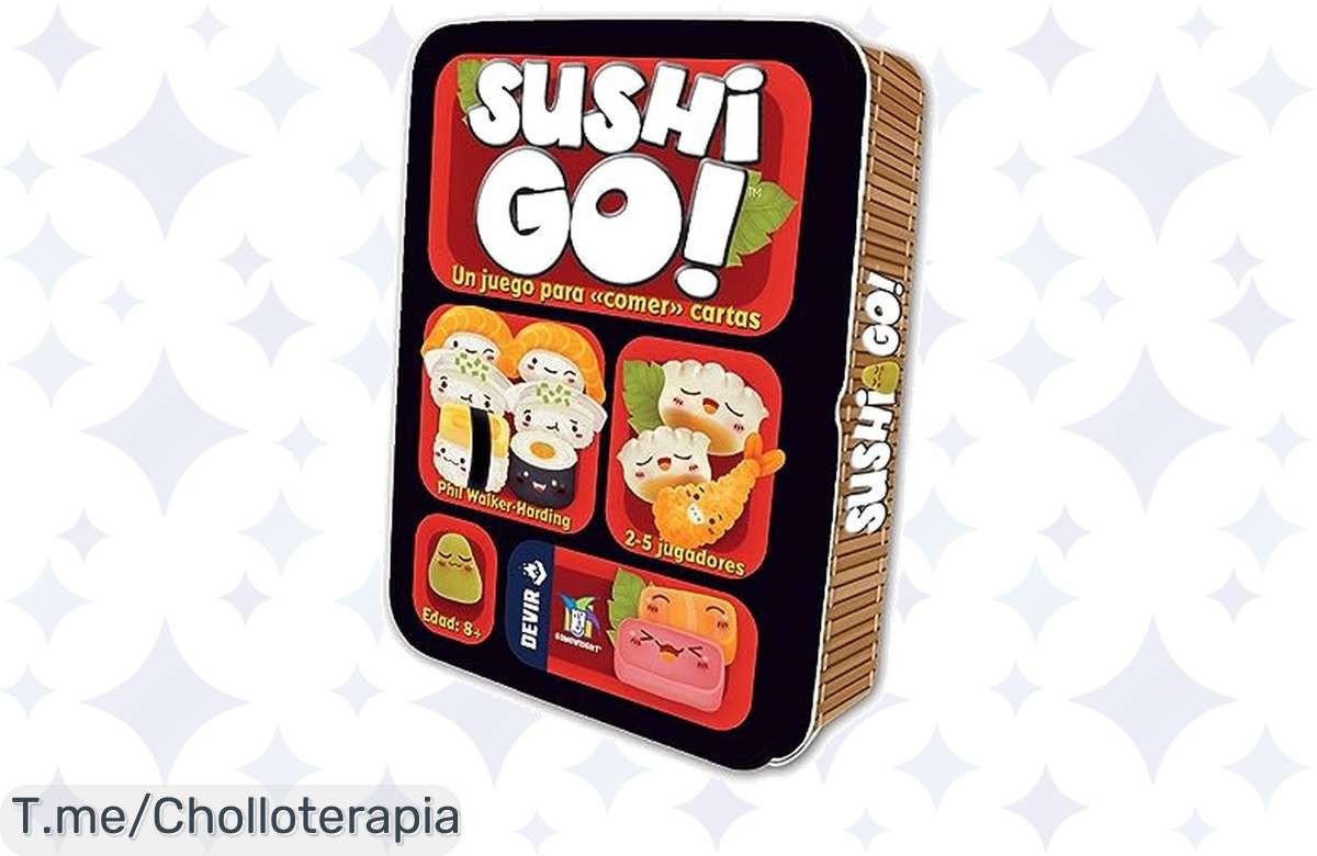 Descubre el super chollo de Sushi Go: ¡un juego de cartas que transforma tus fiestas en risas y diversión en solo 15 minutos! No dejes pasar esta oferta única y limitada, actúa ya.