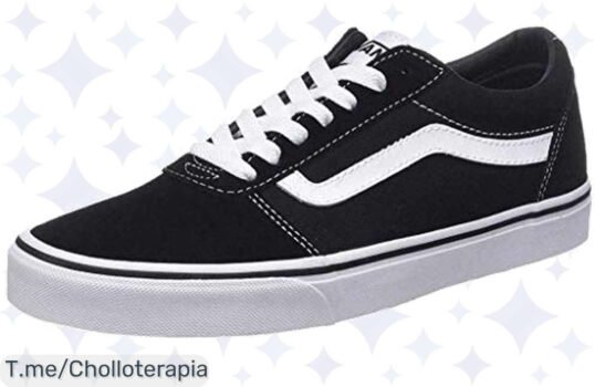 Descubre el super chollo de Vans Ward: Zapatillas Black-White en suede y canvas, ¡la mezcla perfecta para tu estilo! Aprovecha esta oferta loca antes que se agote