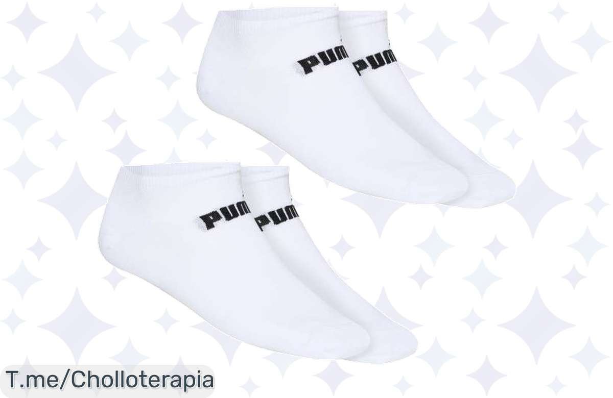Descubre el super chollo de calcetines cortos PUMA: 2 pares irresistibles con diseño cómodo y estilo unisex. ¡No dejes pasar esta oferta única, compra ya antes de que se agote!