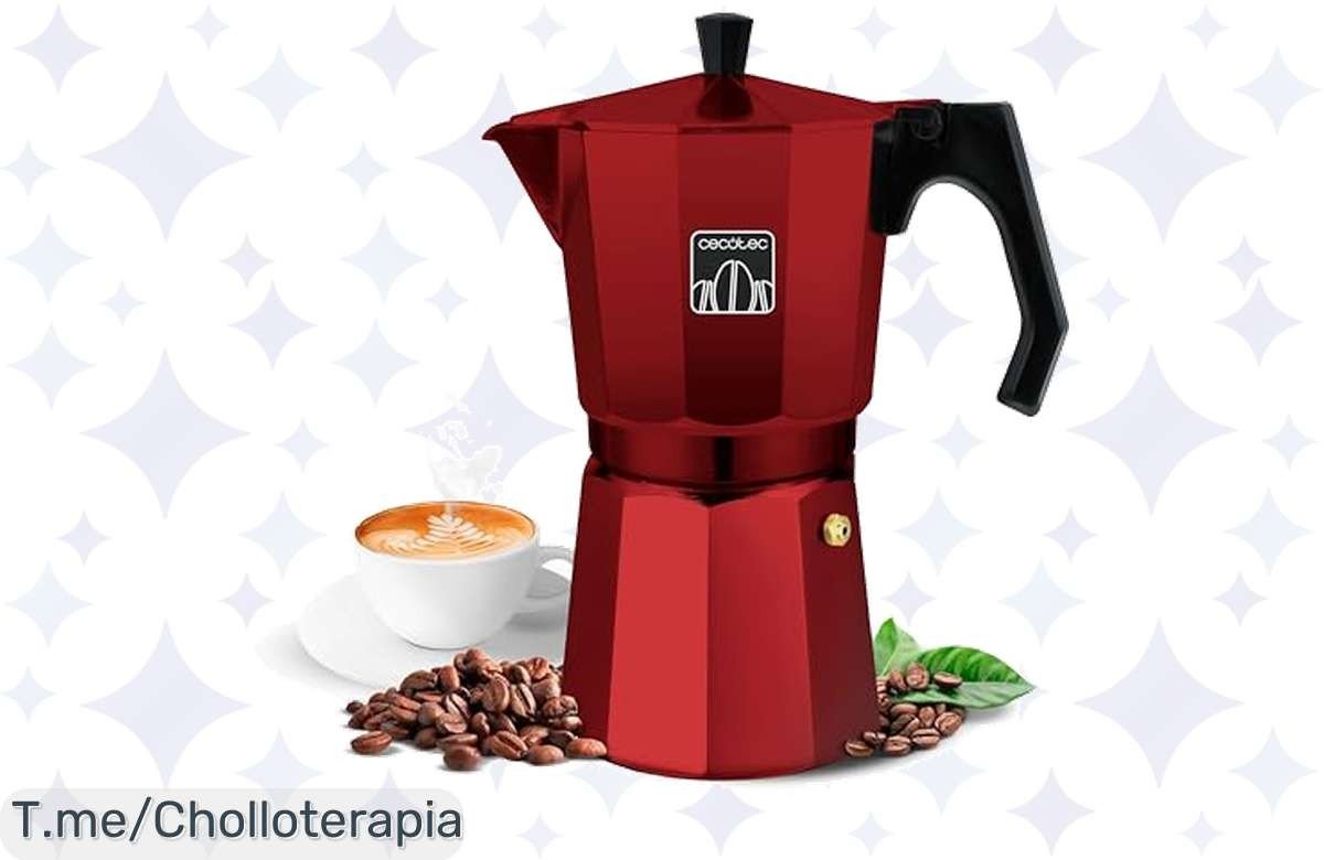 Descubre el super chollo de la Cafetera Italiana Mokclassic 600 Red: café con cuerpo y aroma espectacular en cada taza. Oferta limitada, ¡comprala ya antes de que se acabe!