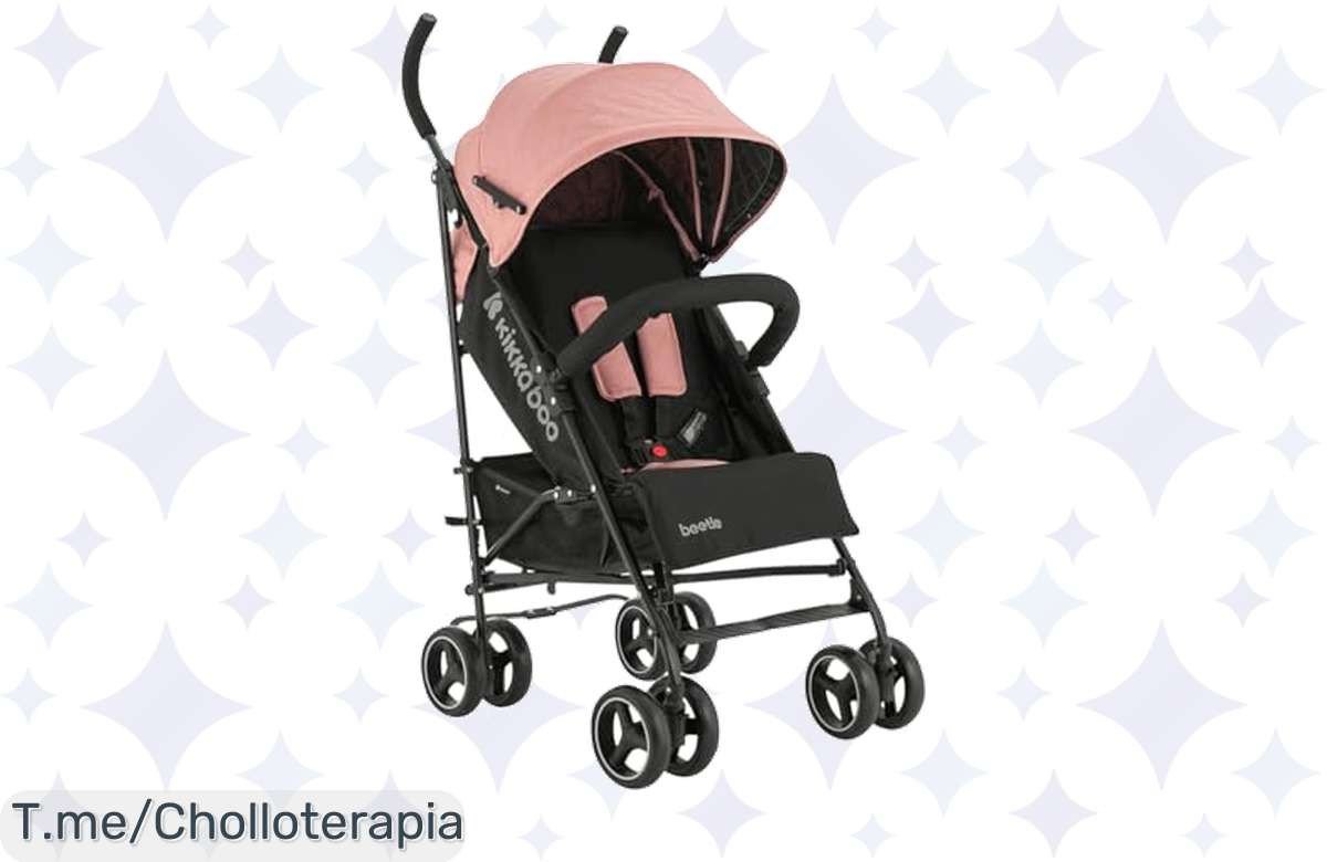 Descubre el super chollo de la Silla de Paseo KikkaBoo BEETLE, ligera y 100% segura, para disfrutar paseos cómodos. ¡Compra ahora antes de que se agote!