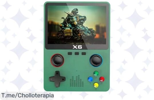 Descubre el super chollo de la consola de videojuegos 2023 X6 con joystick dual, emoción asegurada para los peques Oferta limitada, ¡compra ya y regala sonrisas!