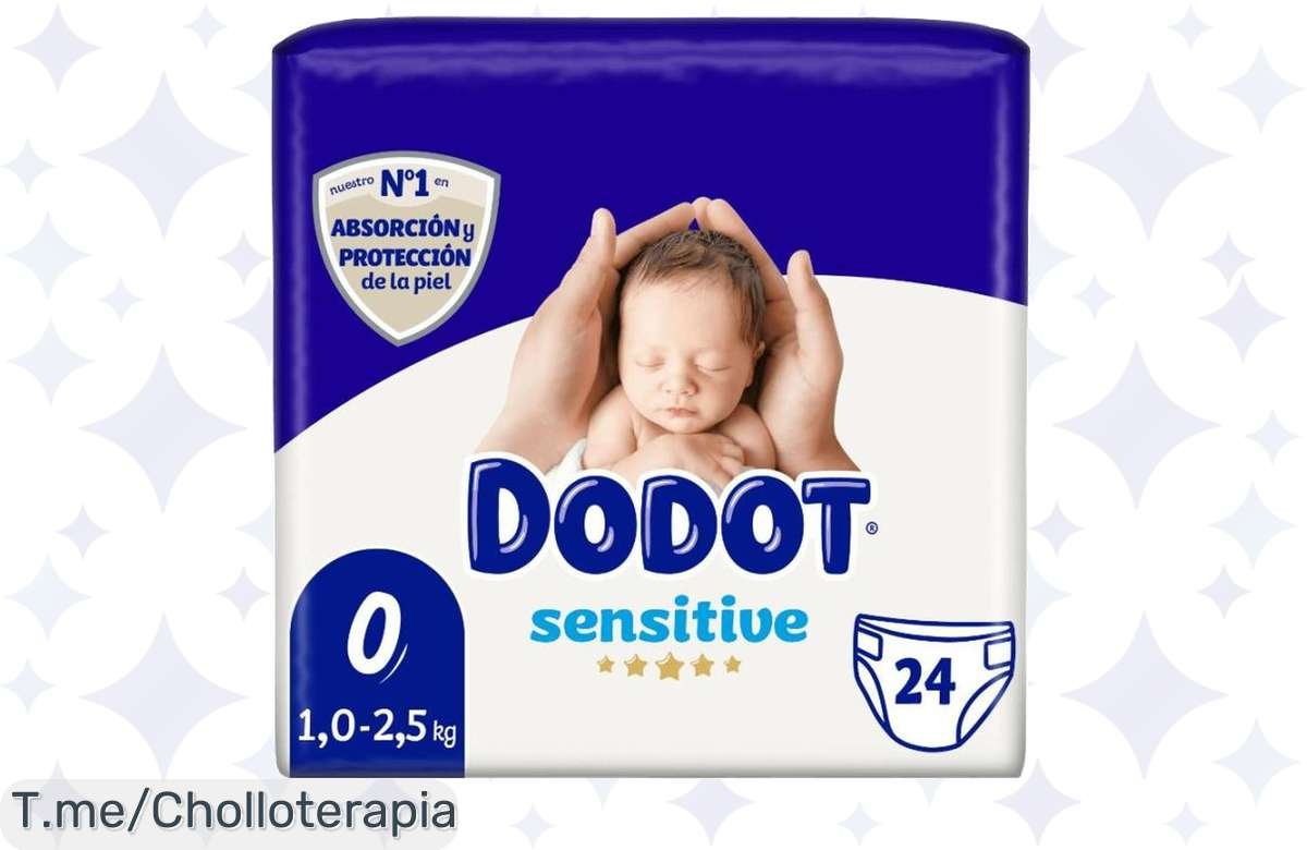 Descubre el super chollo de pañales Dodot Sensitive, suaves como un abrazo y con comodidad garantizada, ¡aprovecha este ofertón limitado y compra ahora!