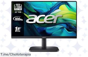 Descubre el super chollo del Acer EK251Q EBI, un monitor Full HD de 25 con respuesta de 1ms ¡Mejora tu juego con esta oferta nunca vista! ¡Actúa ya antes de que se agote!