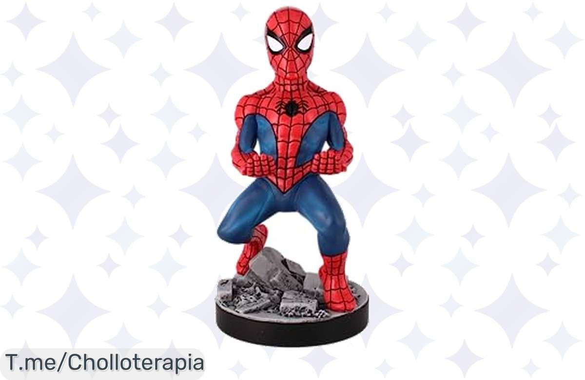 Descubre el super chollo del Cable Guys de Spiderman: sujeta tu juego y teléfono en un solo lugar. Oferta única y limitada, ¡no te quedes sin el tuyo y actúa ya!