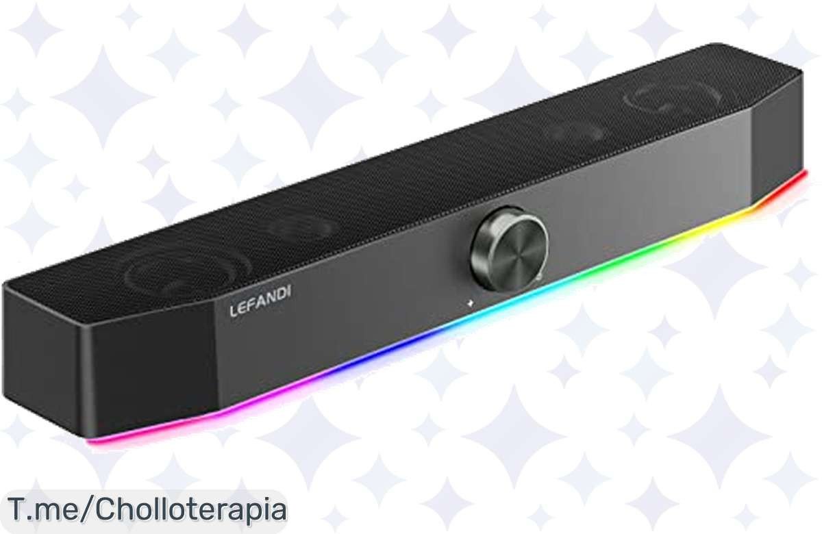 Descubre el super chollo del altavoz USB Bluetooth con sonido envolvente y luces RGB, experimenta un precio de ganga y ahorra a lo grande, ¡apúrate, oferta limitada!