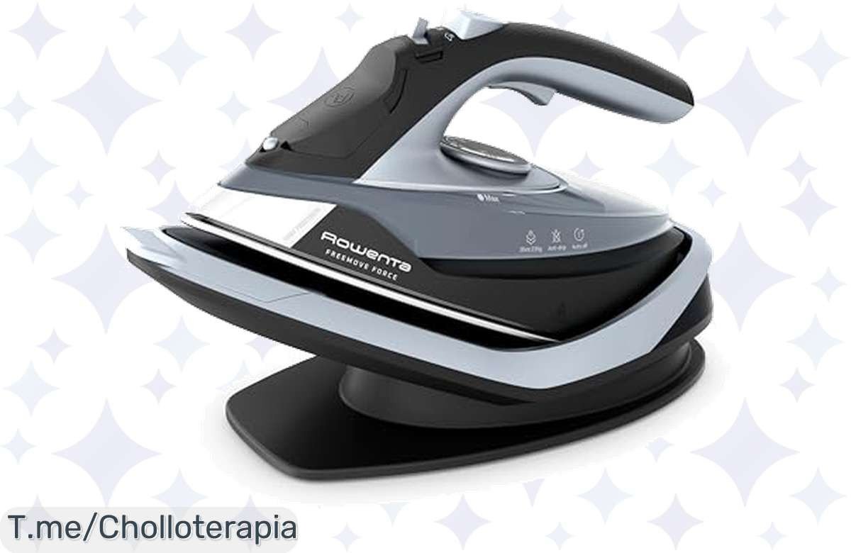 Descubre el super chollo del año: Rowenta Freemove Force, la plancha sin cable que arruga el tiempo. Aprovecha este ofertón limitado y hazla tuya antes que se agote.