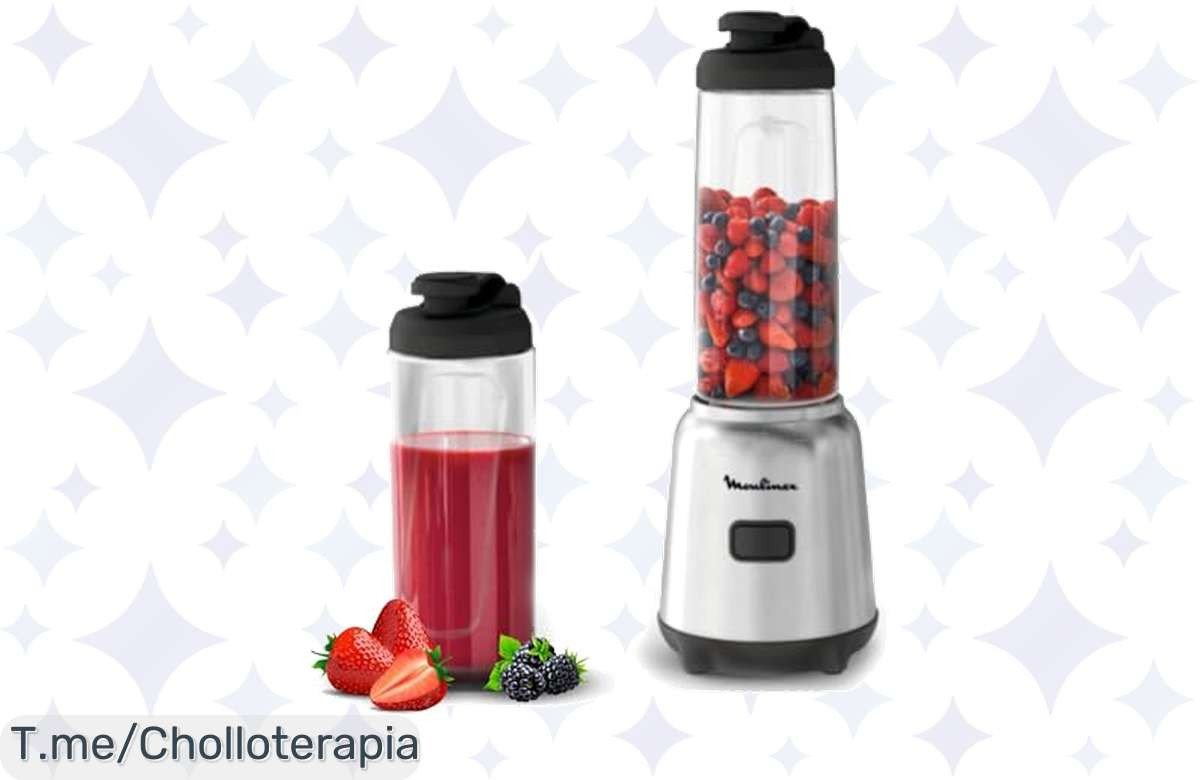 Descubre el super chollo del batidor Moulinex Mix & Move LM15FD, crea smoothies irresistibles en un instante y sorprende a todos. ¡No dejes pasar esta oferta limitada!
