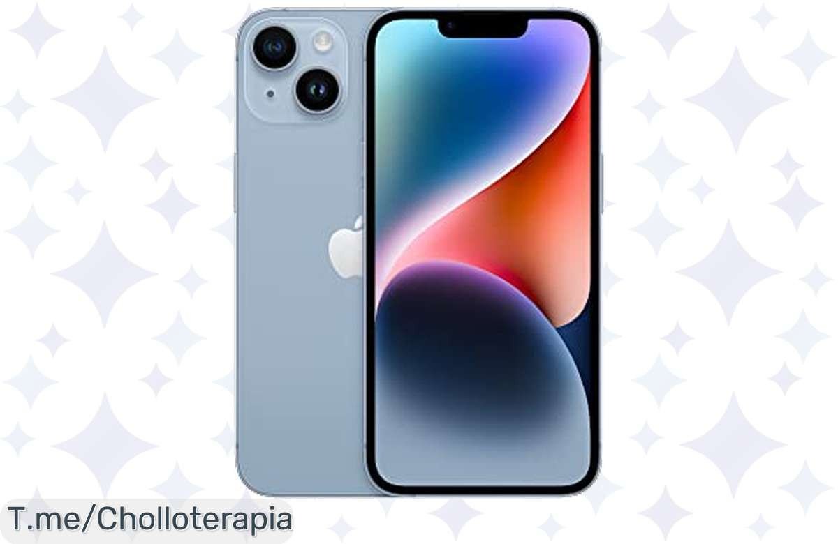 Descubre el super chollo del iPhone 14 en azul con pantalla Super Retina XDR y cámaras avanzadas, ¡ordena ya antes de que se agote esta oferta nunca vista!