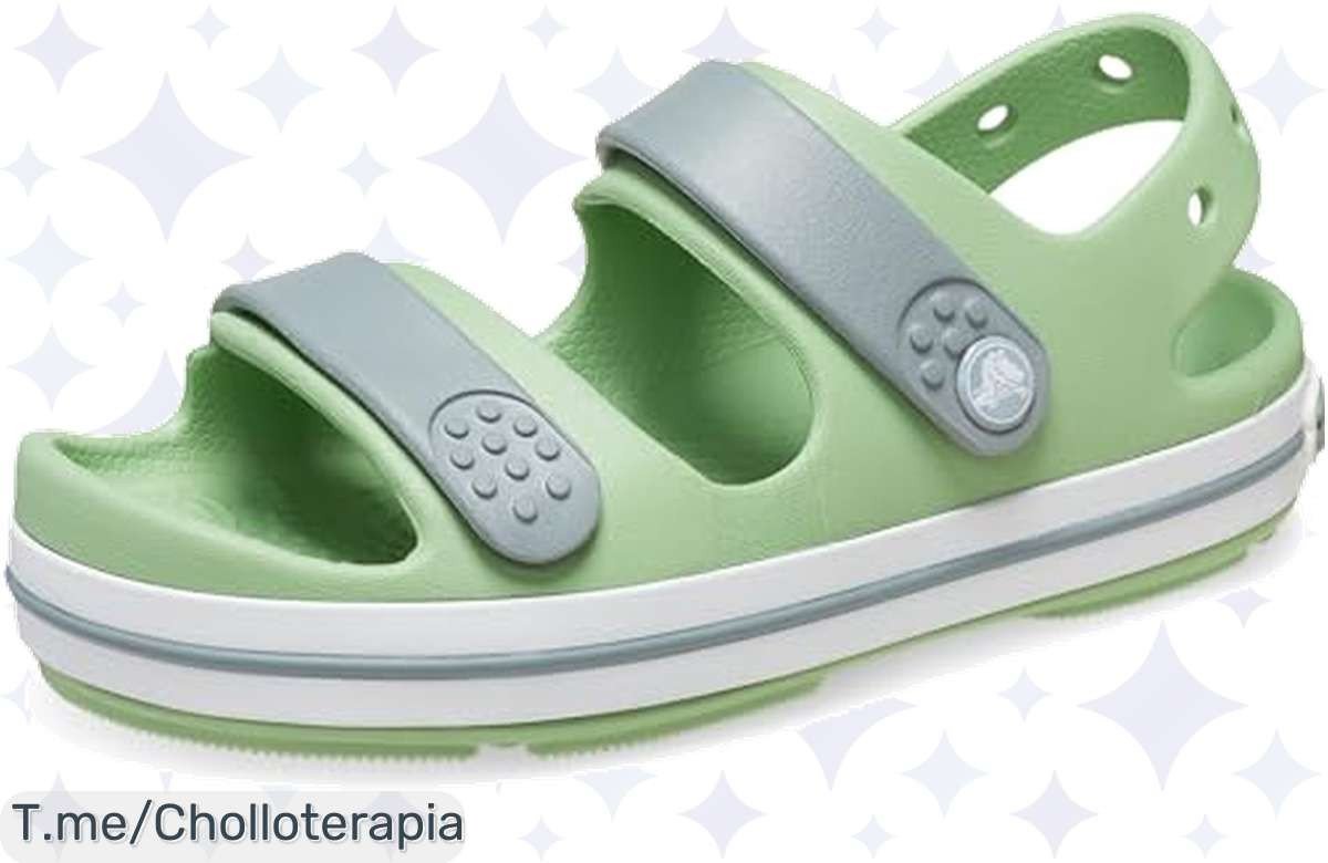 Descubre el super chollo en sandalias Crocs Crocband Cruiser K, diseñadas para que tus peques se diviertan sin límites. ¡Aprovecha el ofertón y compra ya antes que se agoten!