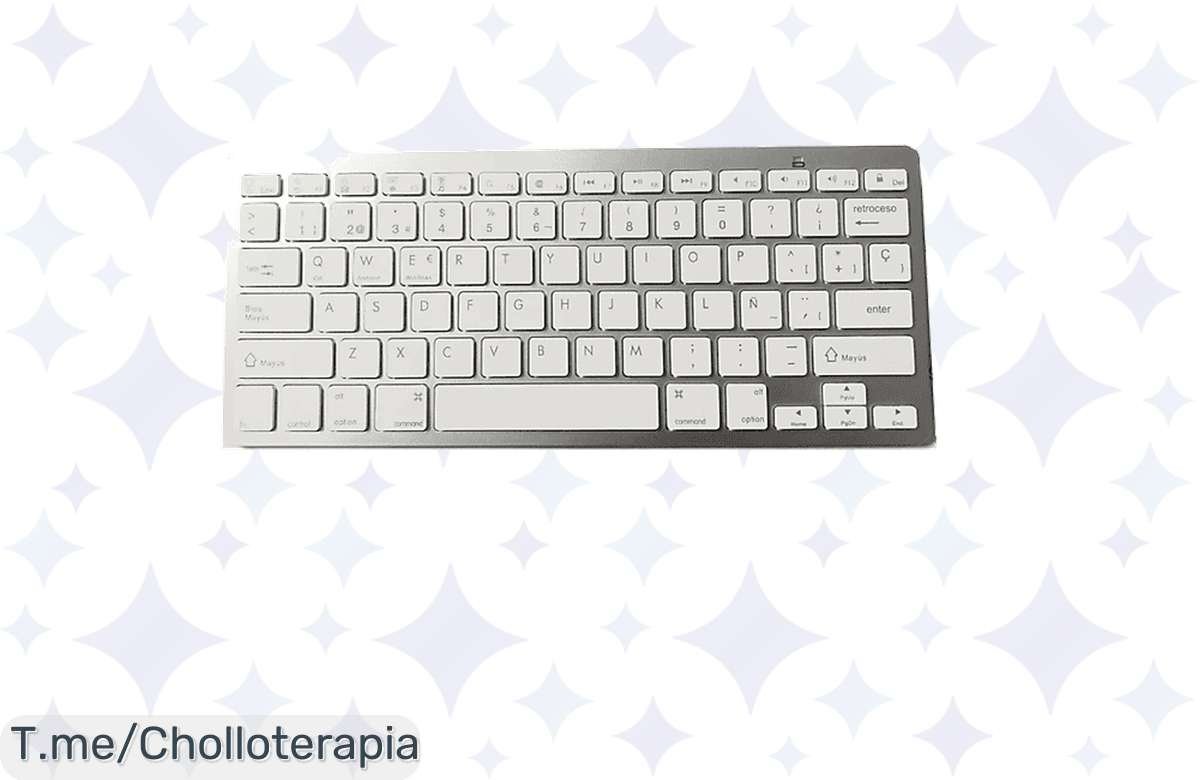 Descubre el teclado Bluetooth inalámbrico KLACK KINOX: ultra fino y portátil, a 10 metros de distancia. ¡Super chollo limitado, no dejes pasar esta oferta única!