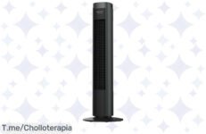 Descubre el ventilador de torre New Babel de Taurus: frescor increíble con 3 velocidades y oscilación, ¡super chollo en precio loco! Haz tu compra antes de que se agoten
