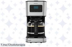 Descubre la Cafetera Cecotec Coffee 66 Smart: 12 tazas de café delicioso al instante, programación hasta 24 horas y un precio loco que nunca volverás a ver ¡Hazte con ella YA!