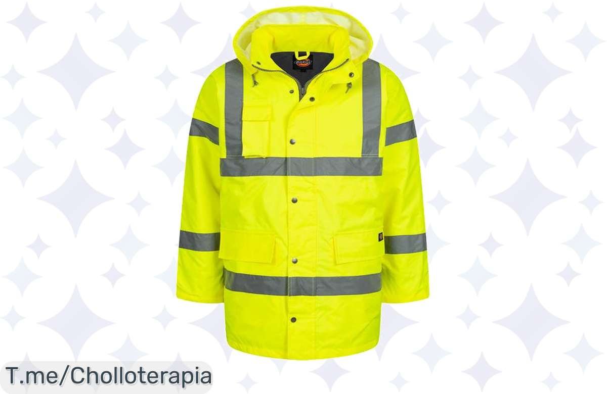 Descubre la Dickies Safety Jacket, la chaqueta que te protege y te hace brillar en cualquier lugar. Aprovecha este super chollo antes de que se agote, actúa ya.