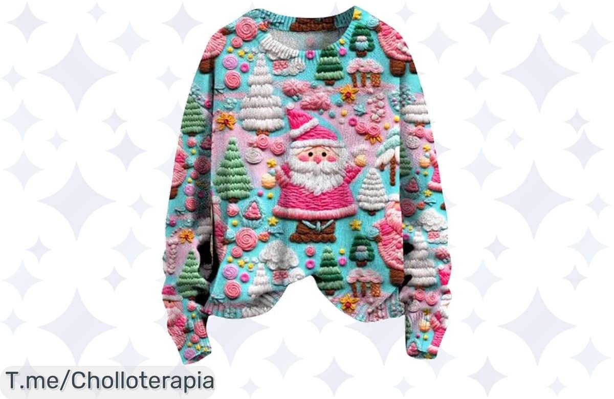 Descubre la Sudadera Navideña Alucinante a un Precio Loco: ¡Descuento Brutal por Tiempo Limitado! Apresúrate y Luce Increíble Estas Fiestas, No Te Lo Pierdas.